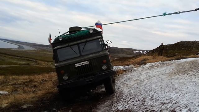 П-ов Рыбачий 2014.Переворот с подъёмом газ 66.