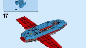 LEGO City 60323 Трюковый самолёт, инструкция по сборке #лего #