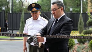 Садыр Жапаров открыл новый штаб службы национальной безопасности Кыргызстана