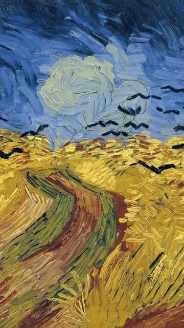 Обои с картинами ван Гога для iOS и android #wallpaper #art #beautiful #pa смотреть онлайн