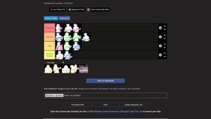 ТИР ЛИСТ ВСЕХ СТИЛЕЙ В UNTITLED BOXING GAME