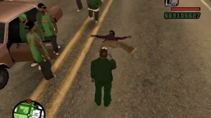 Перестрелки банд и смерть. GTA San Andreas