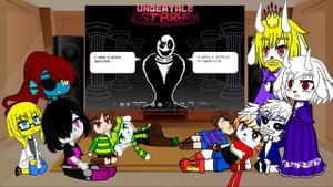 Реакция Undertale на UT:LB Remaster Part 1 Chapter 1 (HD video), all in the description