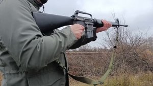 М16А1 СХП в действии | M16A1 Blank Gun in action