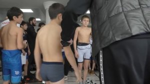 Взвешивание борцов на турнире Kingdom-7.