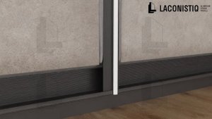 Монтаж теневого плинтуса и скрытой двери, реверс