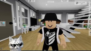 Странный друг в БРУКХЕВЕН РП Roblox! БЕЛЫЙ КОТИК!