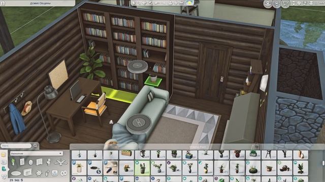 ЛЕСНАЯ ХИЖИНА | Sims 4 | Speed build | no CC смотреть онлайн