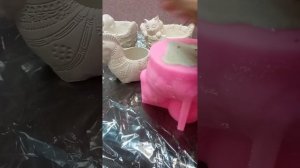 Молд для гипса - мини- кашпо конь. #гипс #сувениры #творч