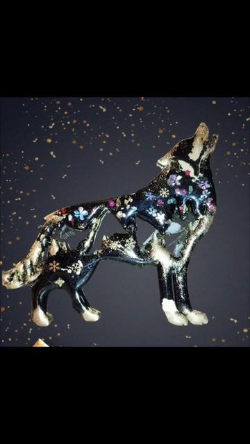 Чёрный комплект 🎄 новогодних игрушек из эпоксидной с смотреть онлайн