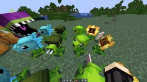 РАСТЕНИЕ ПРОТИВ ЗОМБИ В МАЙНКРАФТЕ!ОБЗОР МОДА #minecraft #м