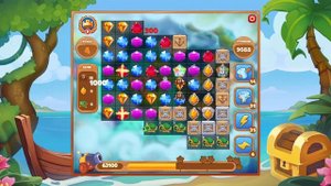 Как пройти уровень 9088 игры Сокровища Пиратов