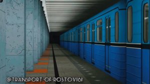 Игра: Automatic Moscow metro, Обкаточный Еж3 на станции «Рязански