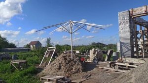 Обзор. Каркаса летнего зонтика для кафе.
