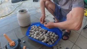 Избавился от песка на дне бассейна