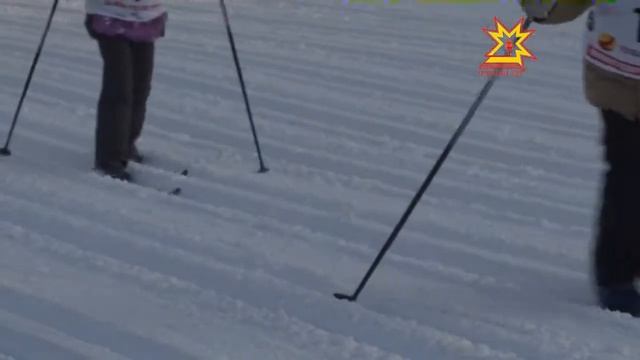 Семейные гонки на лыжах