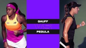 03.11.2024. Кори Гауфф - Джессика Пегула. WTA Finals. Cori Gauff - Jessica Pegula