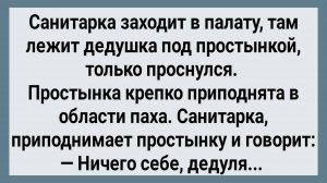 Как Санитарка Дедушке Под Простынку Залезла! Сборник Свежих Анекдотов! Юмор!