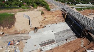 Строительство тоннеля под ж/д путями - станция Дачная / автомагистраль Центральная / Самара / Russia