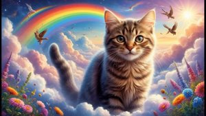 Кот на радуге🎼На стихи Надежды Готсдинер 🎼Музыка мо