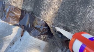 Что случилось с битумным герметиком через год? Ремонт