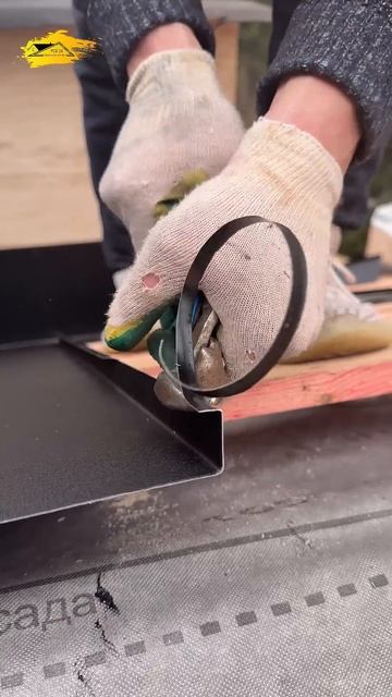 Монтаж фальцевой кровли 🔨✂