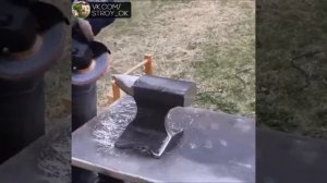 Наковальня из рельсы