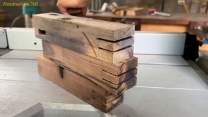 Crafting an Extraordinary Bench with a Combination Table from Recycled Boat Planks