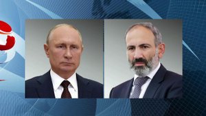 Владимир Путин провел телефонный разговор с премьером Армении Николом Пашиняном