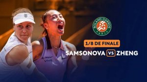 01.06.2025. Людмила Самсонова - Циньвэнь Чжэн. Roland Garros. Liudmila Samsonova - Qinwen Zheng