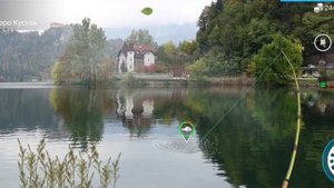 Ловим ёрш полосатый в игре My Fishing World