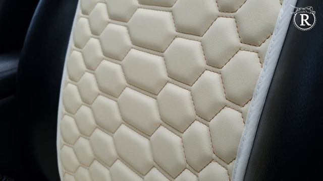 Накидки на сиденья RINNEKO. Передний комплект СТАНДАРТ экокожа цвет кремовый