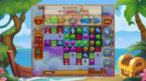 Как пройти уровень 9225 игры Сокровища Пиратов