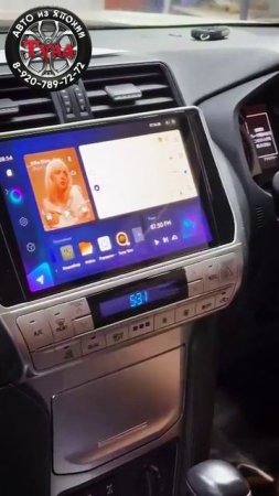 Установка камеры обгона и устройства Android на TOYOTA PRADO.