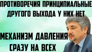 Ищенко: Там противоречия принципиальные. Механизм давления сразу на всех. Другого выхода у них нет.