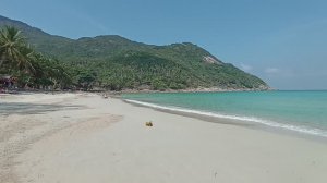 Отличная погода на Ботл бич – красивое море, приятное солнце, минусом стало появление сальпы в воде