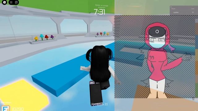 ТЯНка охранник в ИГРЕ КАЛЬМАРА часть 4 | Реакция от Але? смотреть онлайн