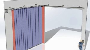 Откатная на угол термоштора