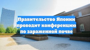 Правительство Японии проводит конференцию по зараженной почве