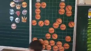 Игры на доске"Число глаголов"
