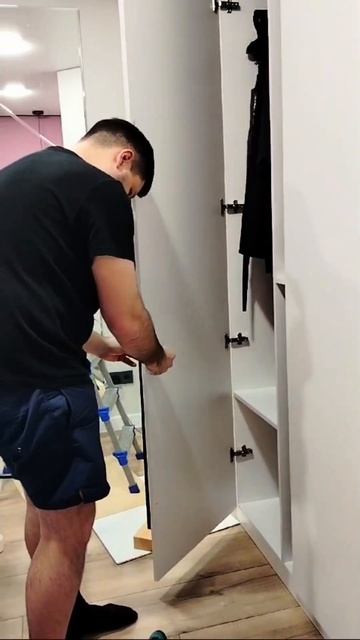Распашной шкаф своими руками #diy #home #интерьер