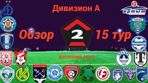 Дивизион А. Обзор 15-го тура, сезон 2024/25, весенний этап