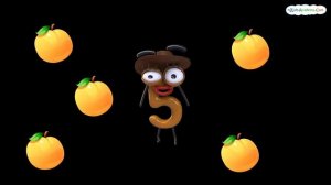 Number 1-10 Song _ Dancing Fruit _ Kids Academy