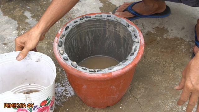 Как сделать кашпо из бетона своими руками смотреть онлайн