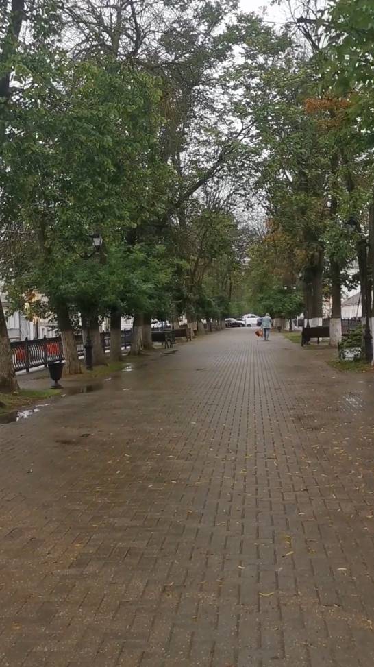 Бульвар Радищева, Тверь #прогулкипотвери #тверь #радищева #дождик #тверскиезарисовки #прогулка