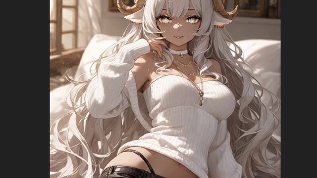 37 Красивая Аниме Девушка Овечка