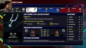 NBA 2K25 Карьера игрока №7 | ОТПУСК | Победы и Поражения | NEX