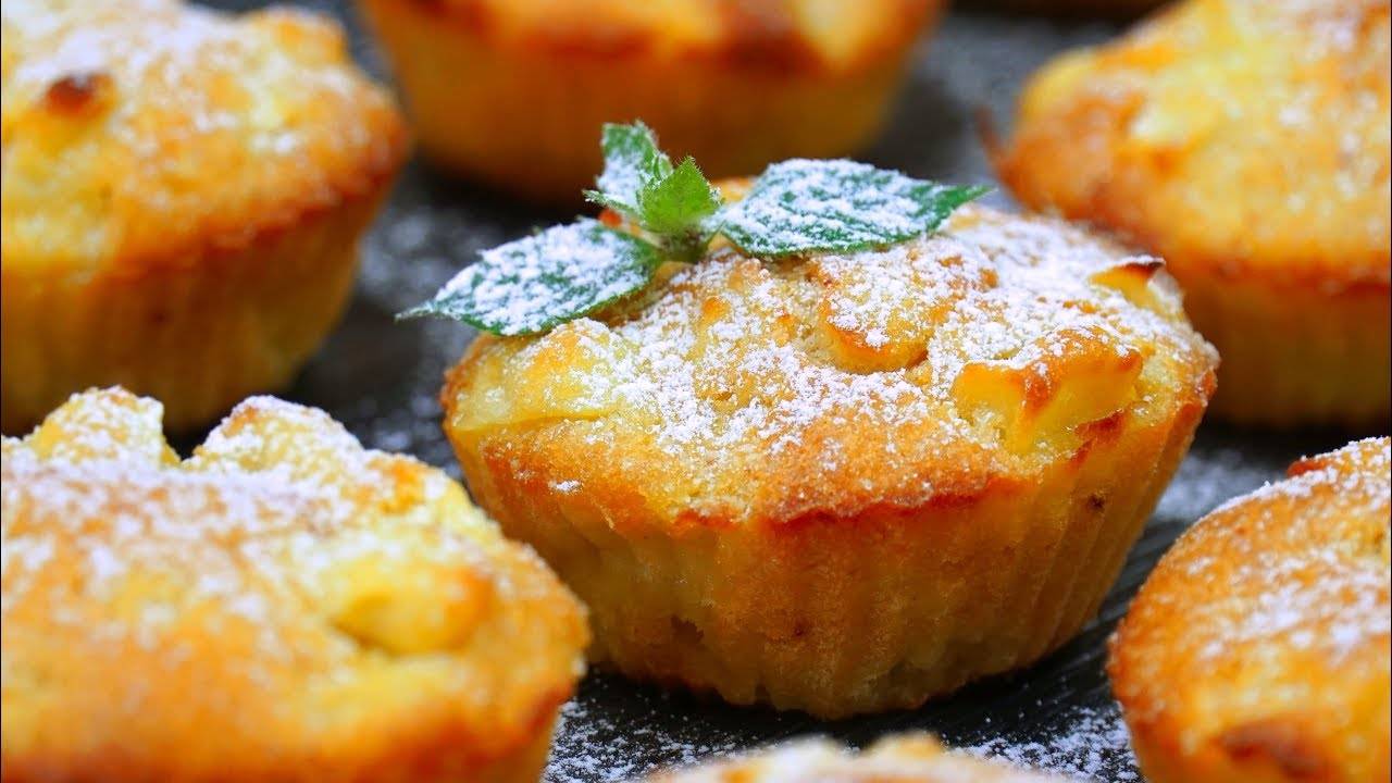 Без САХАРА! НЕЖНЕЙШИЕ ЯБЛОЧНЫЕ КЕКСЫ за СЧИТАННЫЕ МИНУТЫ! Рецепт кекс