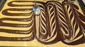 Шоколадный пирог с творожной начинкой! Красивый и аппетитный рецепт!