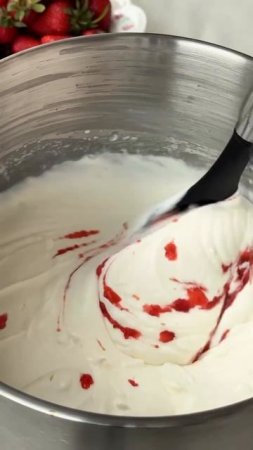 🍓 Домашнее клубничное мороженое из 3 ингредиентов
#десерты